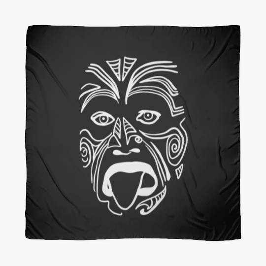 The Tribal Haka Mask Guy - Indigenous Face Scarves