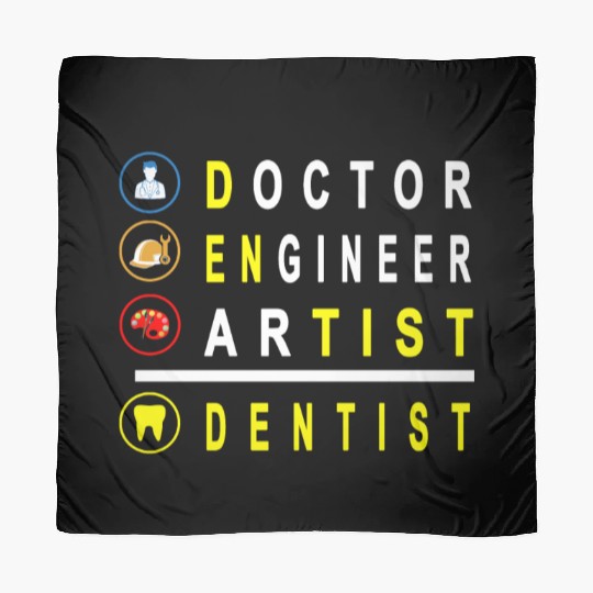 Doctor Engineer Artist Combine Dentist Scarves