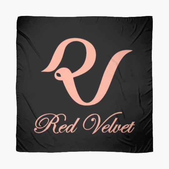 Red velvet kpop group logo design Scarves
