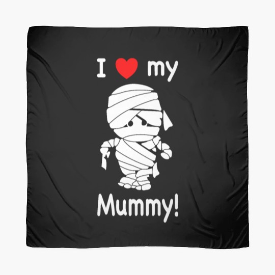 I Love My Mummy kids Thanksgiving Scarves Thankful