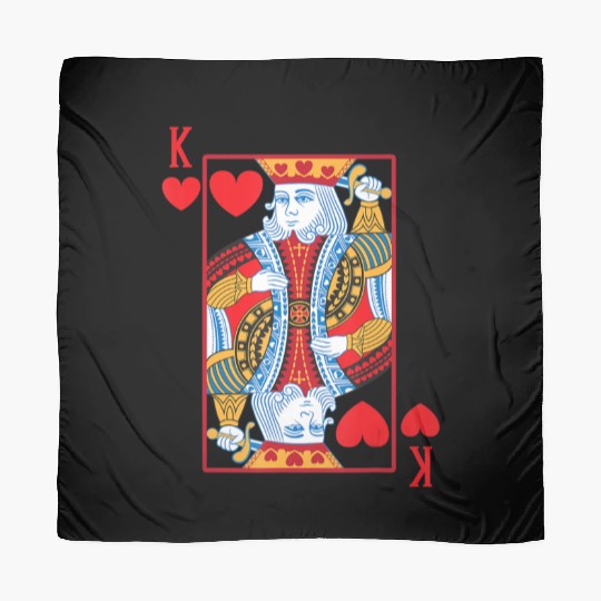 Halloween Playing Card Costume KING OF HEARTS Scarves