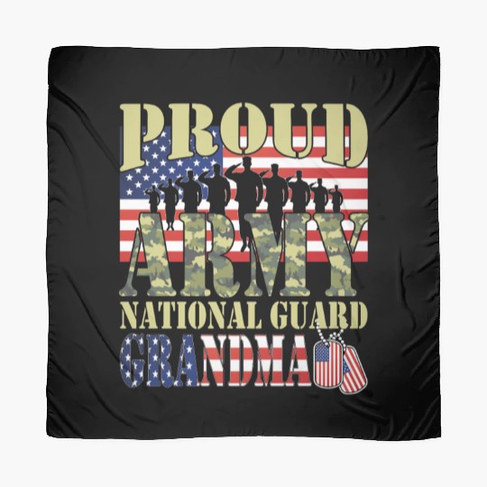 Proud Army National Guard Grandma Scarves