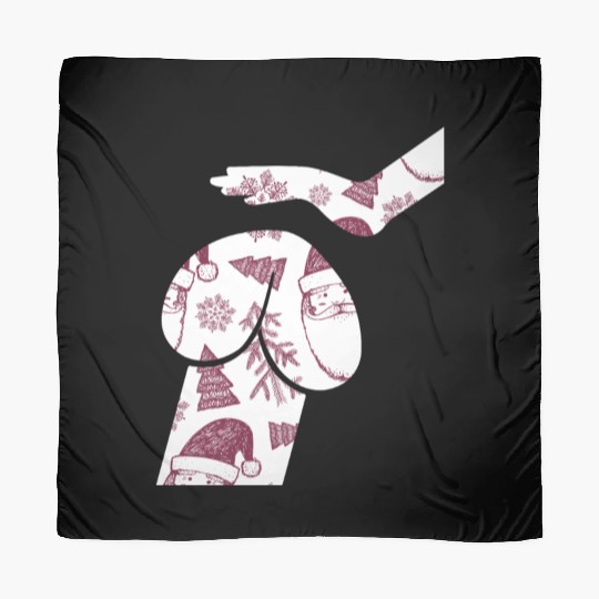 Dirty Mind Dog - Funny Christmas Dick Scarves