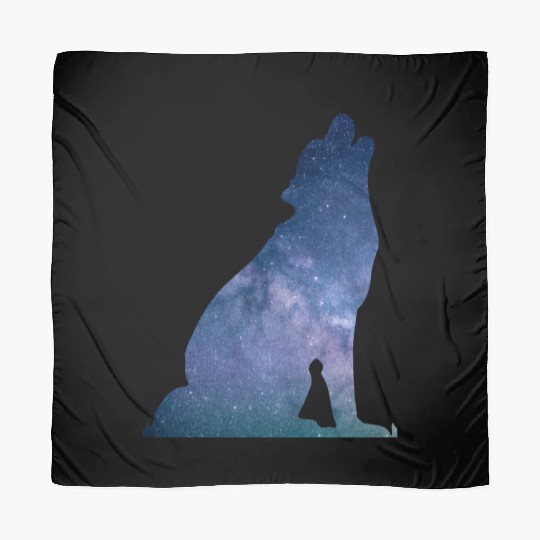 Galaxy Wolf Scarves