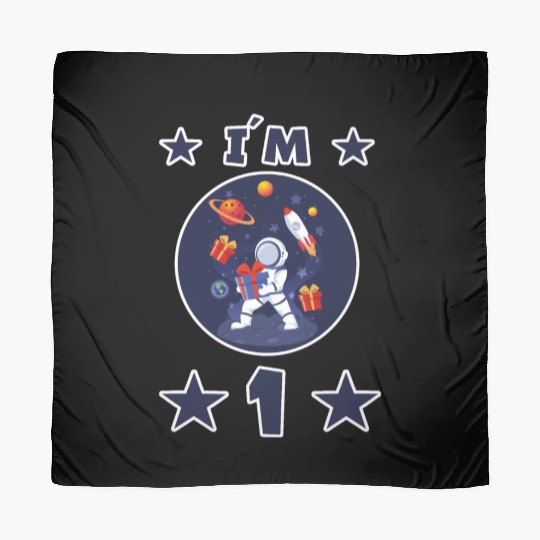 1 year astronaut children 1st birthday child gift Scarves