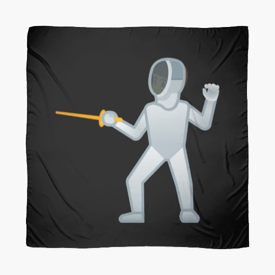 Person Fencing Fencer Gift Scarves