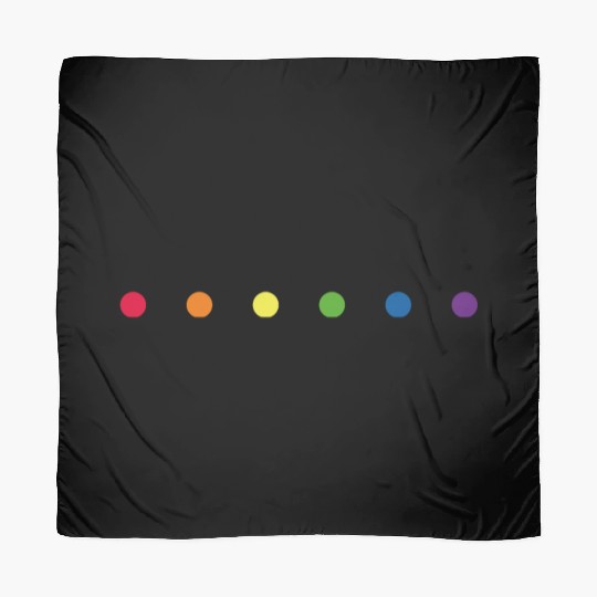 Gay Pride Rainbow Polka Dot - LGBT Polka Dot Day Scarves