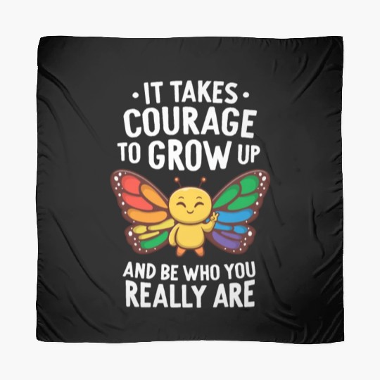 Gay Pride Month Monarch Butterfly Coming Out Of Scarves