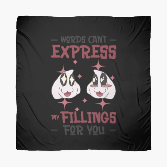 Dim Sums Filling Asian Food Chinese Food Fan Scarves