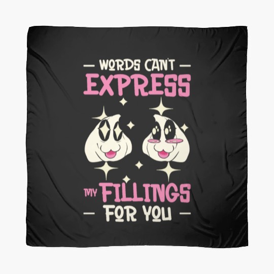 Dim Sums Filling Asian Food Chinese Food Fan Scarves