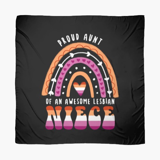 Proud Aunt Awesome Lesbian Niece Scarves