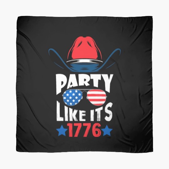 Happy 4th July 1776 Scarves Men Women & Kids