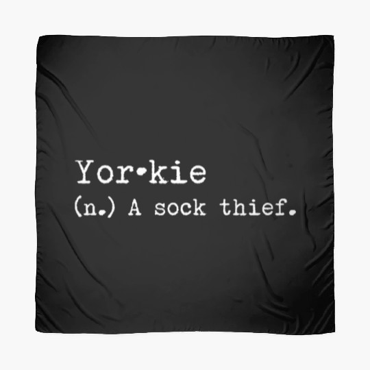 A Sock Thief Yorkshire Terrier Scarves