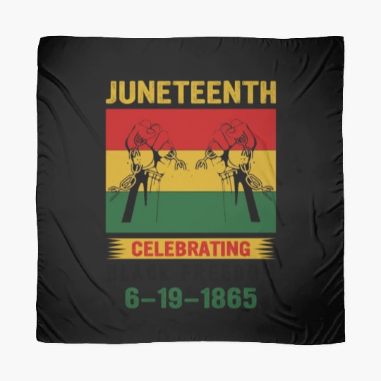 Juneteenth Black History Day Pride Gift Scarves