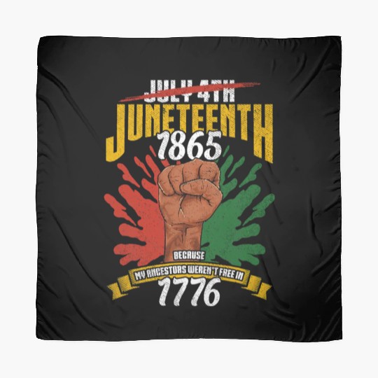 Juneteenth Black History Day Pride Gift Scarves