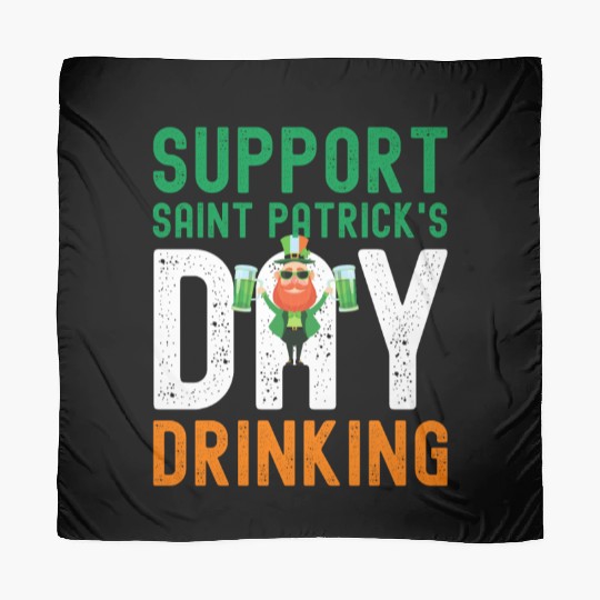 Support Saint Patrick's Day Drinking Scarves