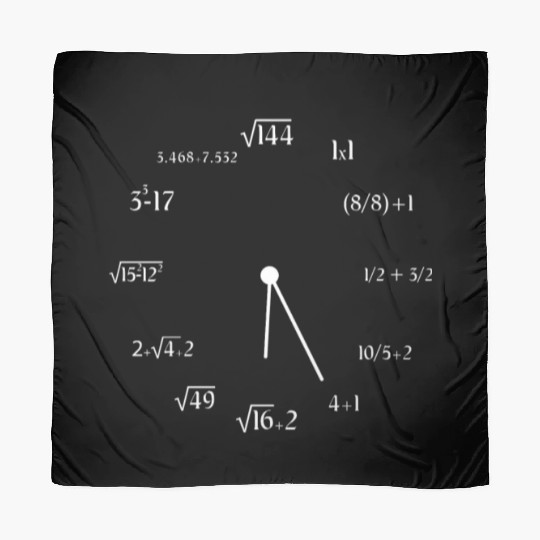 Math Meme Math Formula Meme Math Clock Scarves