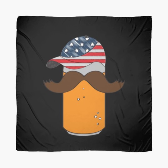 funny patriotic mullet beer 4th of july summer Scarves