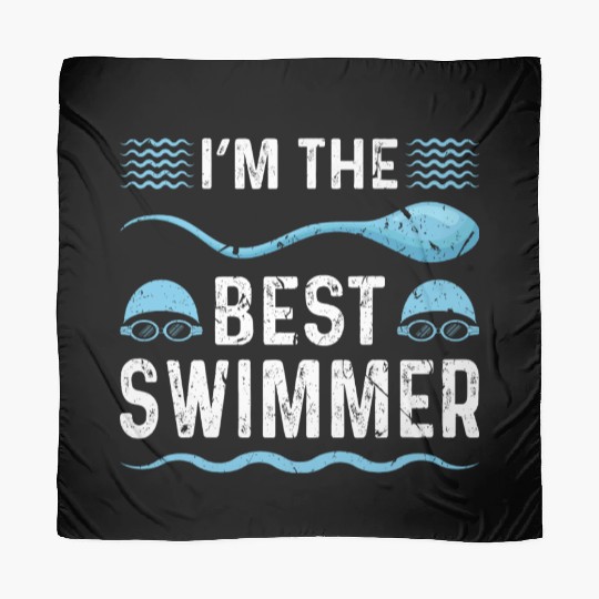 Swim Dad Fathers Day Swimmer Scarves
