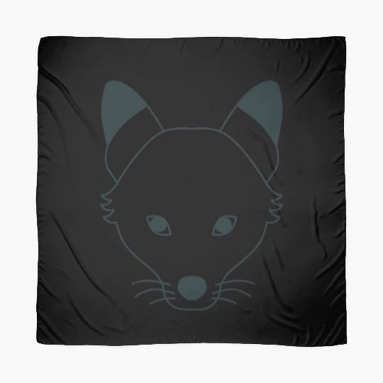 long wolf face Scarves