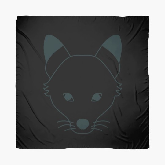 long wolf face Scarves