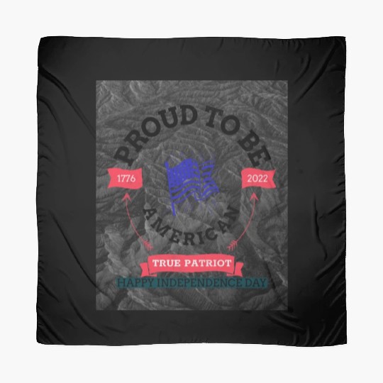 Independence day 1776. Proud To Be Patriot. Scarves