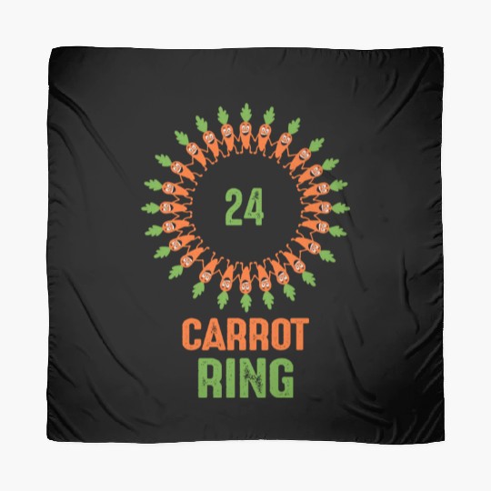 24 Carrot Ring Original and Clever vegetable pun Scarves