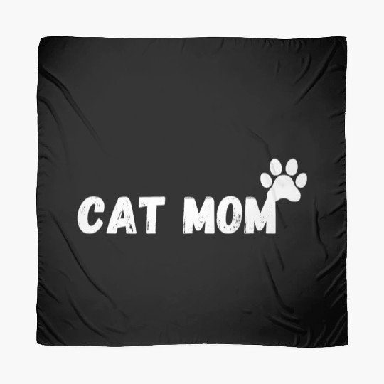 Cat Mom Funny design Classic Scarves