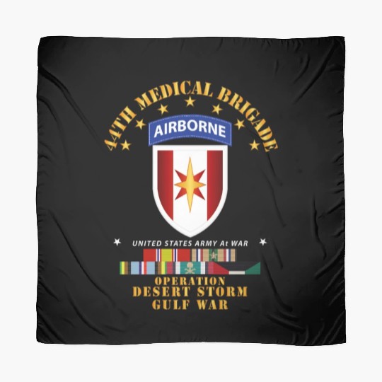 Army 44th Medical Brigade Desert Storm w DS Svc Scarves