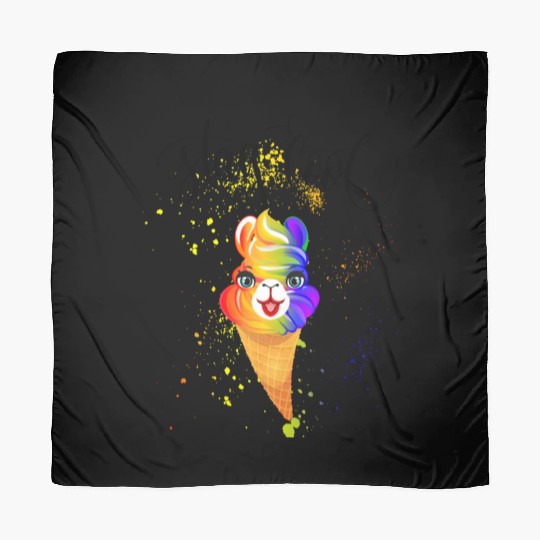 Alpaca LGBT Stay Cool Ice Rainbow Scarves