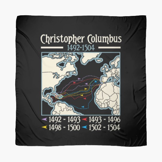 Christopher Columbus Day Italian American Scarves