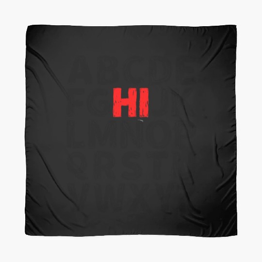 Hi Alphabet Back To School Pre K Kindergarten Scarves