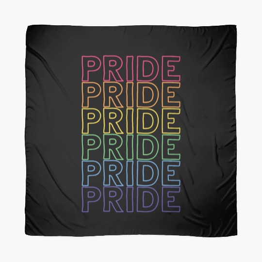 Lgbtq Gay Pride Month Rainbow Love Is Love Scarves