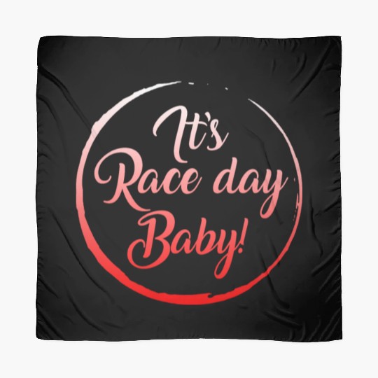 Racing Scarves, It's Race Day Baby Scarves, Racing