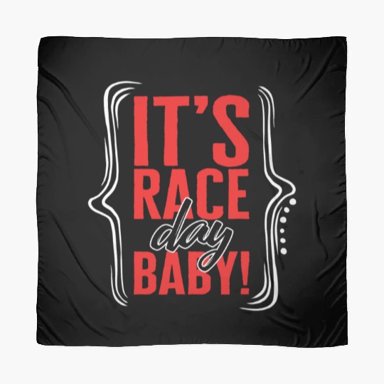 Racing Scarves, It's Race Day Baby Scarves, Racing