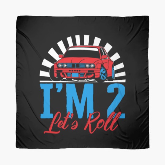 I'm Two Let's Roll Scarves, Future Race Driver Scarves,