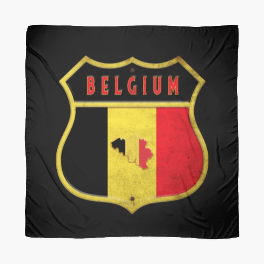 Belgium coat of arms flags design Scarves