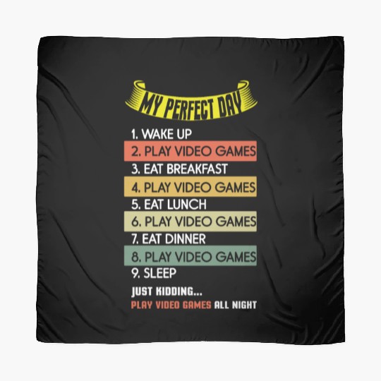 My Perfect Is Play Video Game Day Lover Gaming Scarves