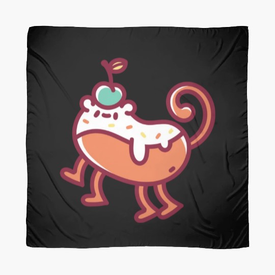 Orange Monster Monkey Party Scarves