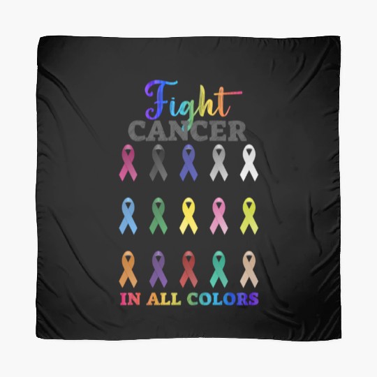 Cancer Sucks In Every Color Fighter Fight Support Scarves