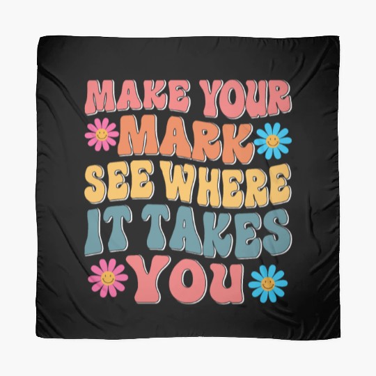Make Your Mark Dot Day See Where It Takes You Scarves