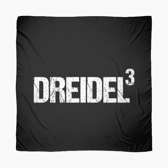 Funny Dreidel Dreidel Dreidel Cubed Hanukkah Math Scarves