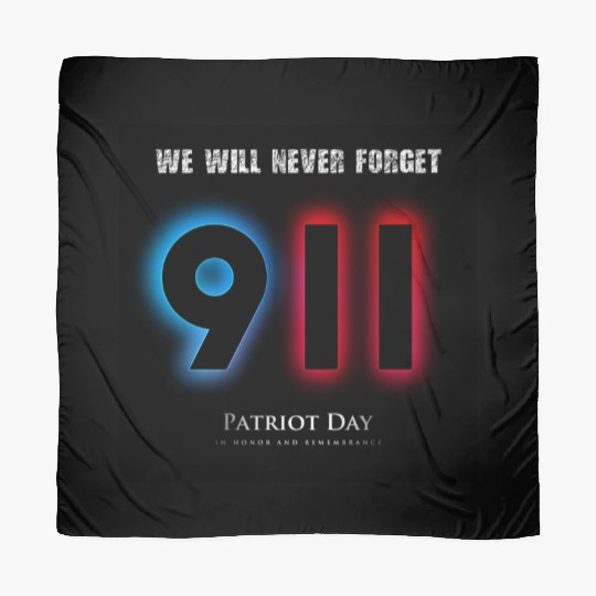 We will never forget Patriot Day 9-11/ twin towers Scarves