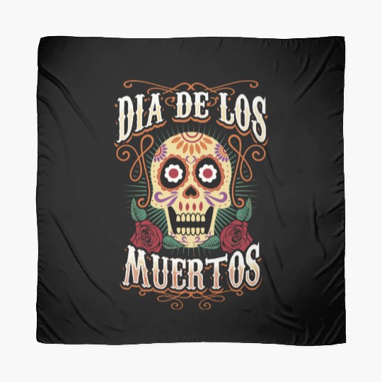 Dia De Los Muertos Day Of The Dead Calavera Scarves
