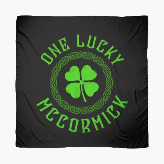 One Lucky McCormick Irish Family Four Leaf Clover Scarves