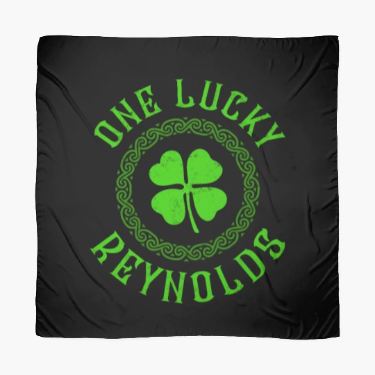 One Lucky Reynolds Irish Family Four Leaf Clover Scarves