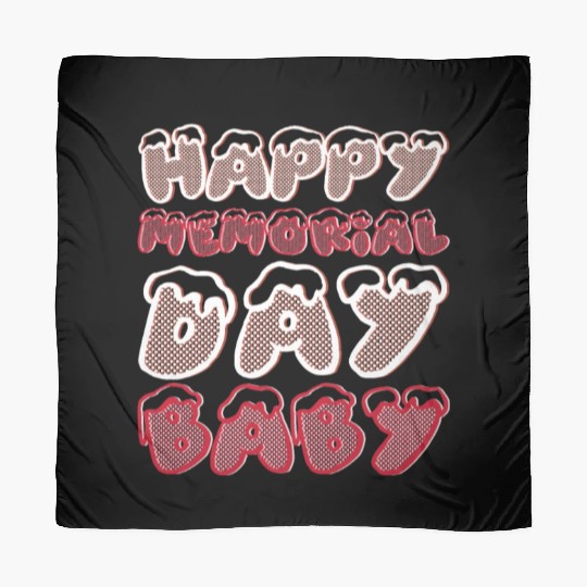 Happy Memorial Day Baby Scarves