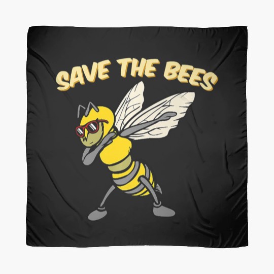 Save The Bees Scarves Dabbing Bumblebee Bee Earth Pl