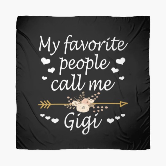 My Favorite People Call Me Gigi Christmas Scarves