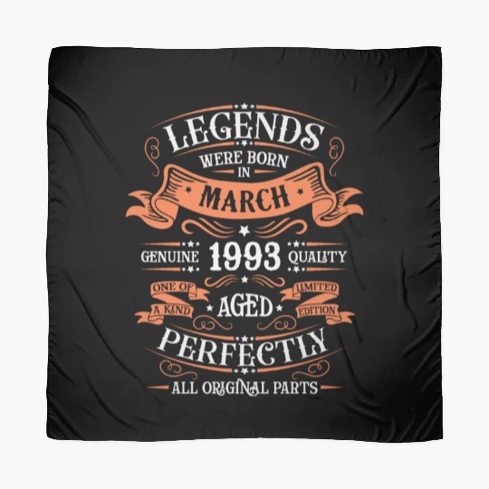 March 1993 anniversary March 1993 March Scarves